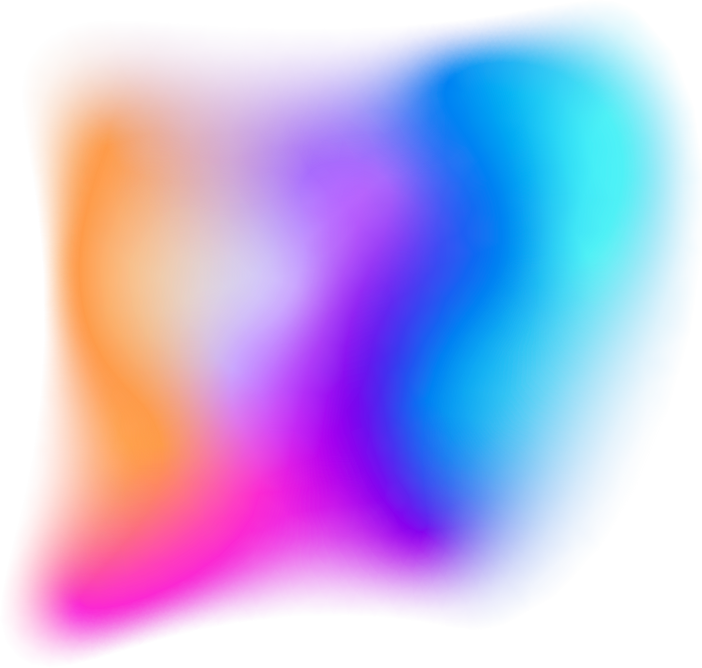 Gradient Blur Orange Purple Blue Green